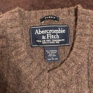 Abercrombie & Fitch Wool V Neck Sweater